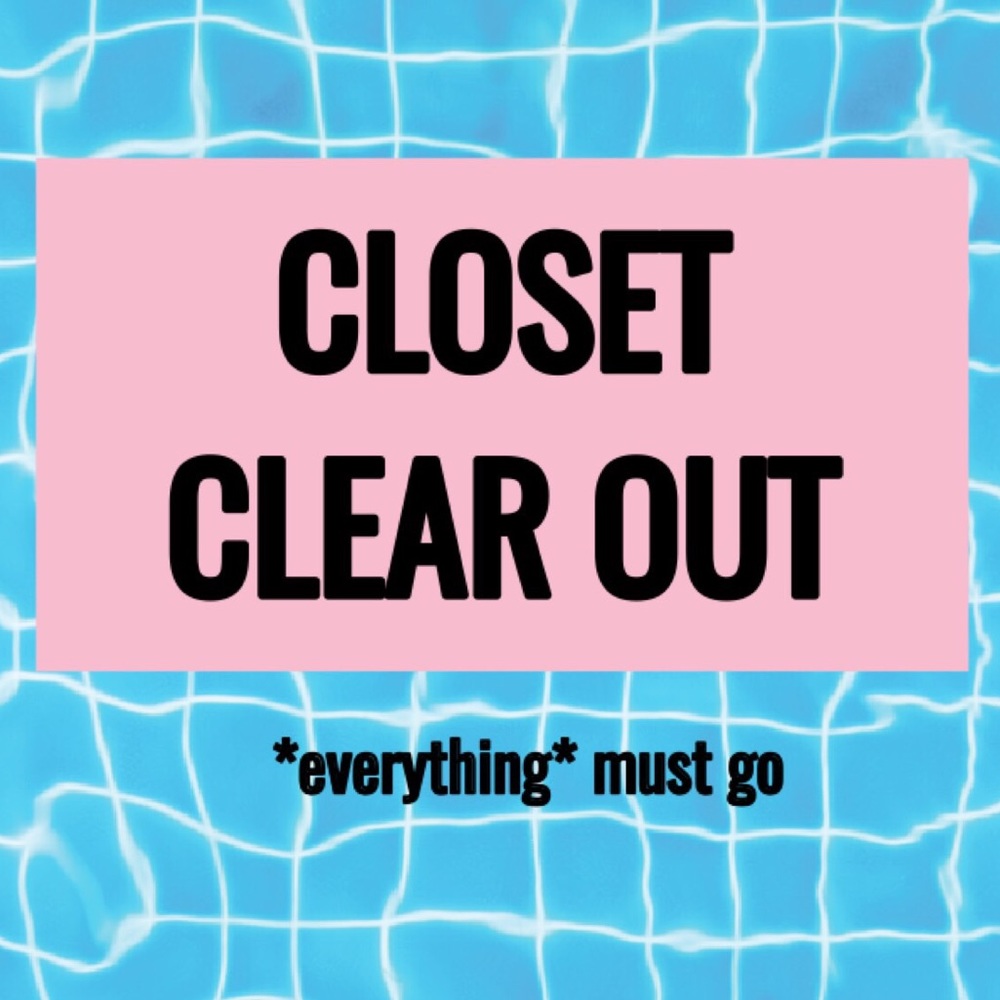 CLOSET CLEAR OUT | MAKE AN OFFER